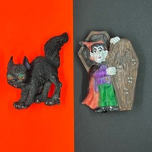 Halloween magnets. Halloween decor.